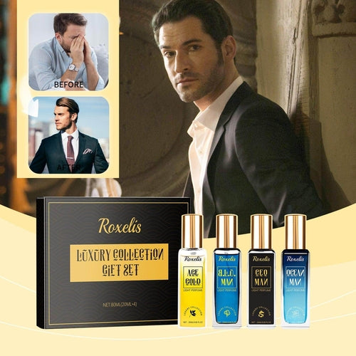 Collection Luxe Homme – 4 Parfums de Caractère