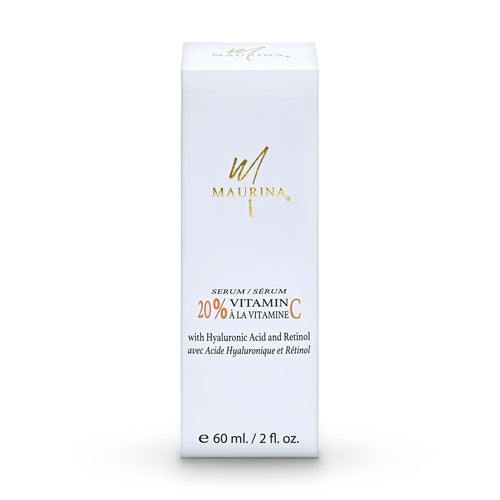Sérum Visage Vitamine C 20% – Acide Hyaluronique & Rétinol