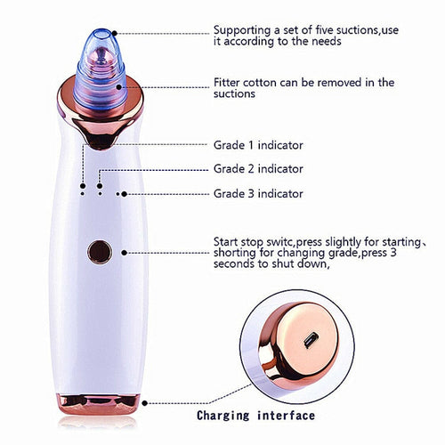 Aspirateur Anti-Points Noirs Électrique